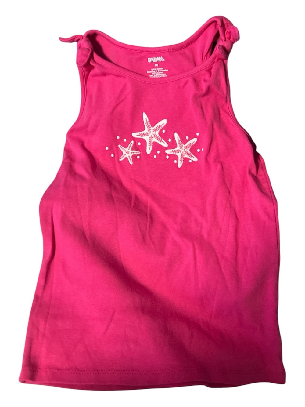 Gymboree girls sz 10 Pink Starfish Tank Top like new